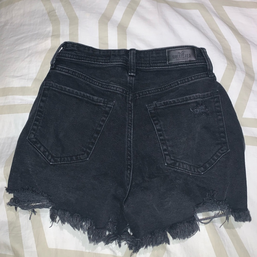 Hollister Ripped jean shorts
